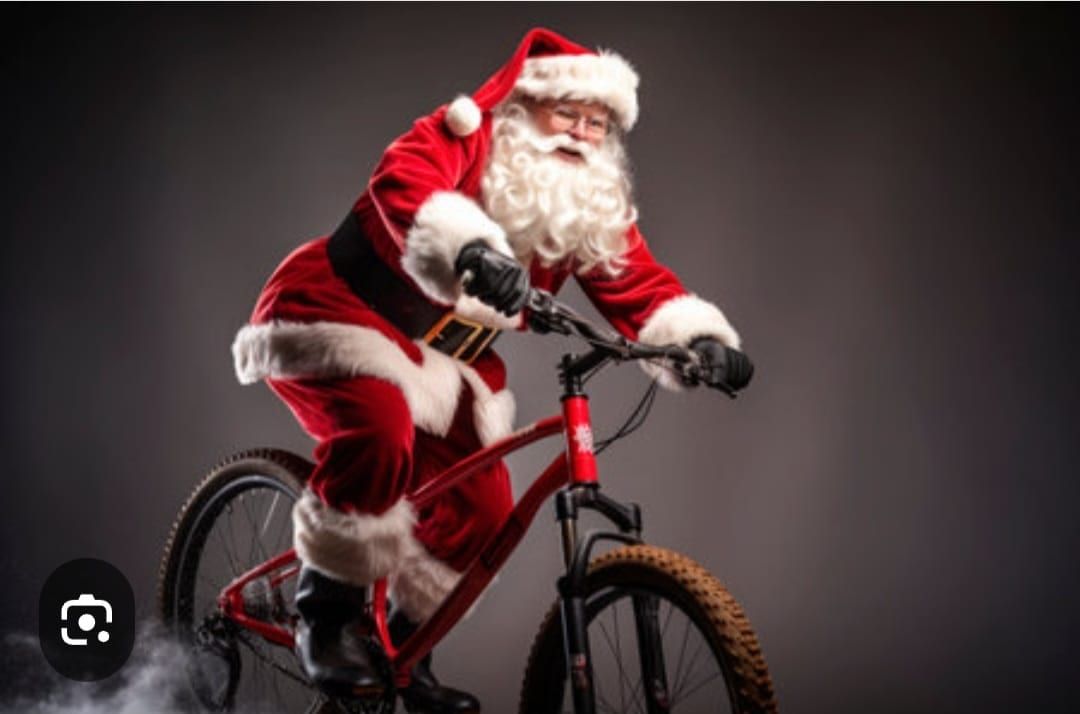 Babbo Natale si allena per la notte del 24