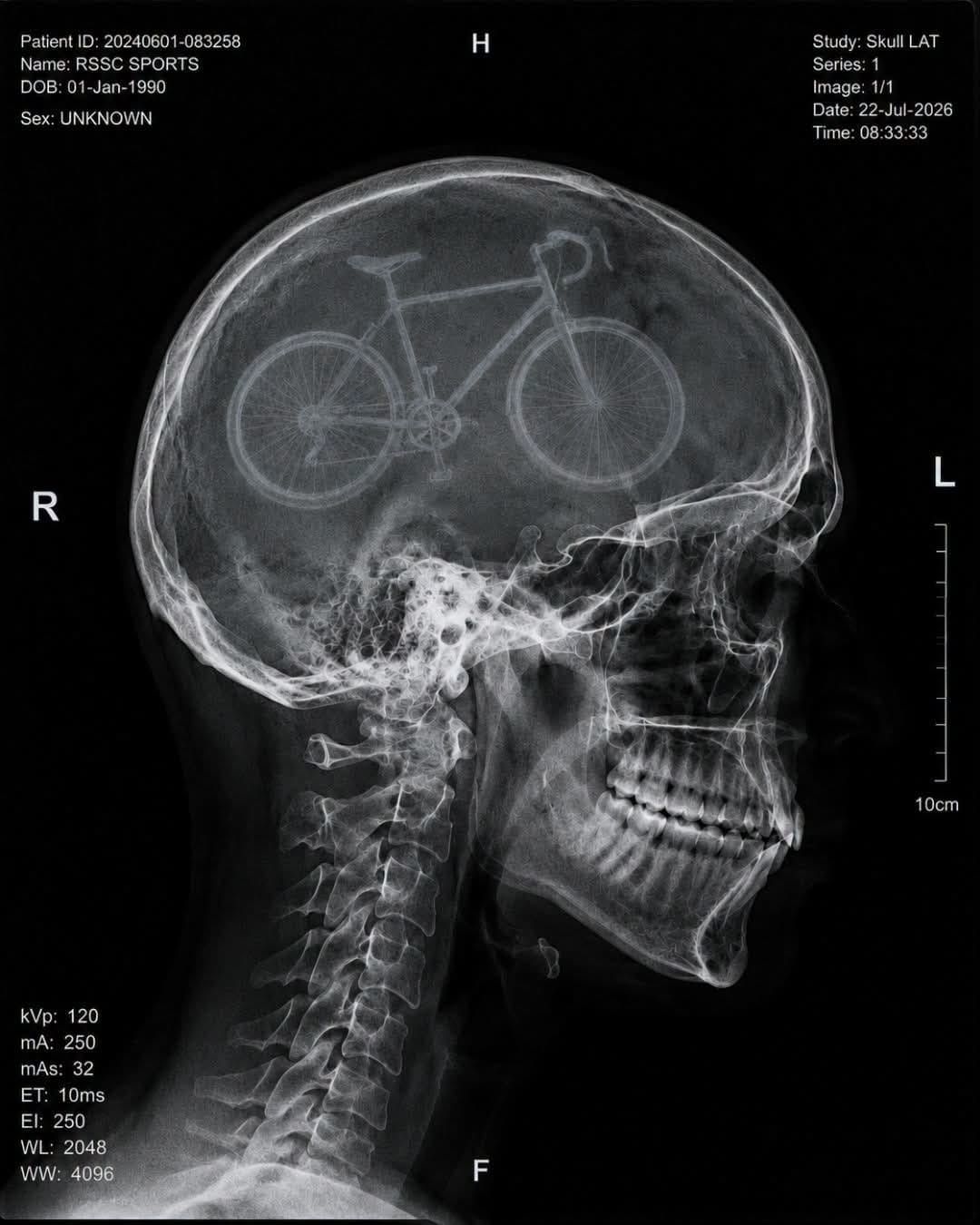 Radiografia di un ciclista